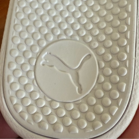 New Puma rainbow slides youth size 1 sandals white sole unisex shoe - Picture 5 of 11